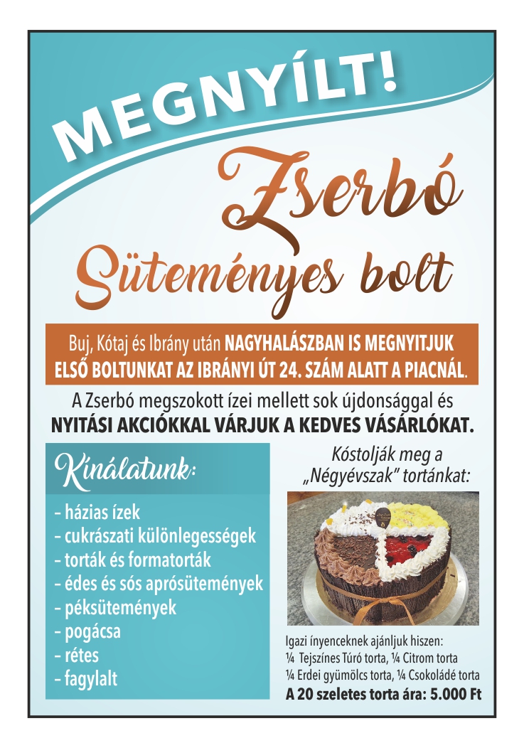 Zserbó süteményes